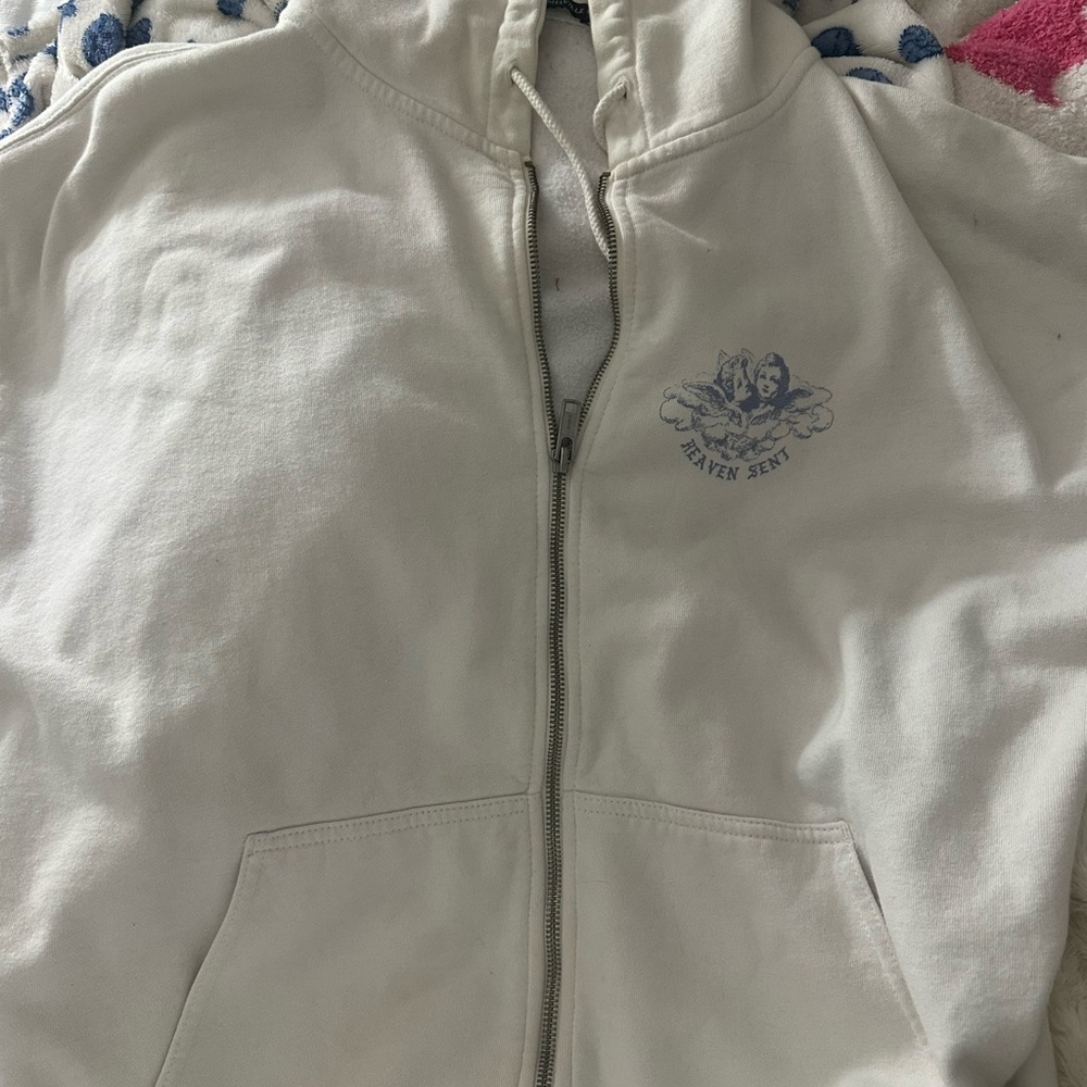 brandy graphic zip up